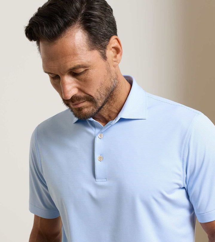 Jubilee Performance Jersey Polo - Cottage Blue