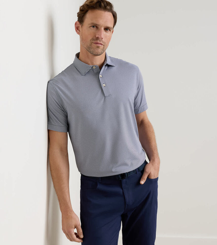 Jubilee Performance Jersey Polo - Navy