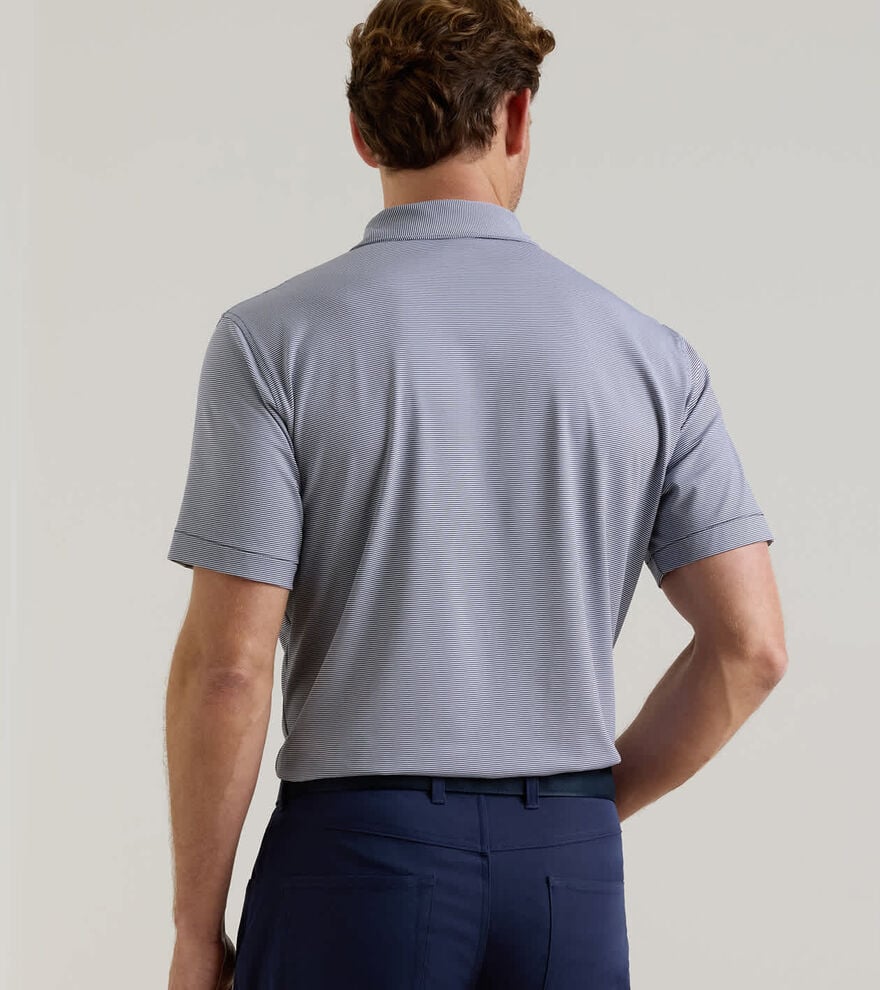 Jubilee Performance Jersey Polo - Navy