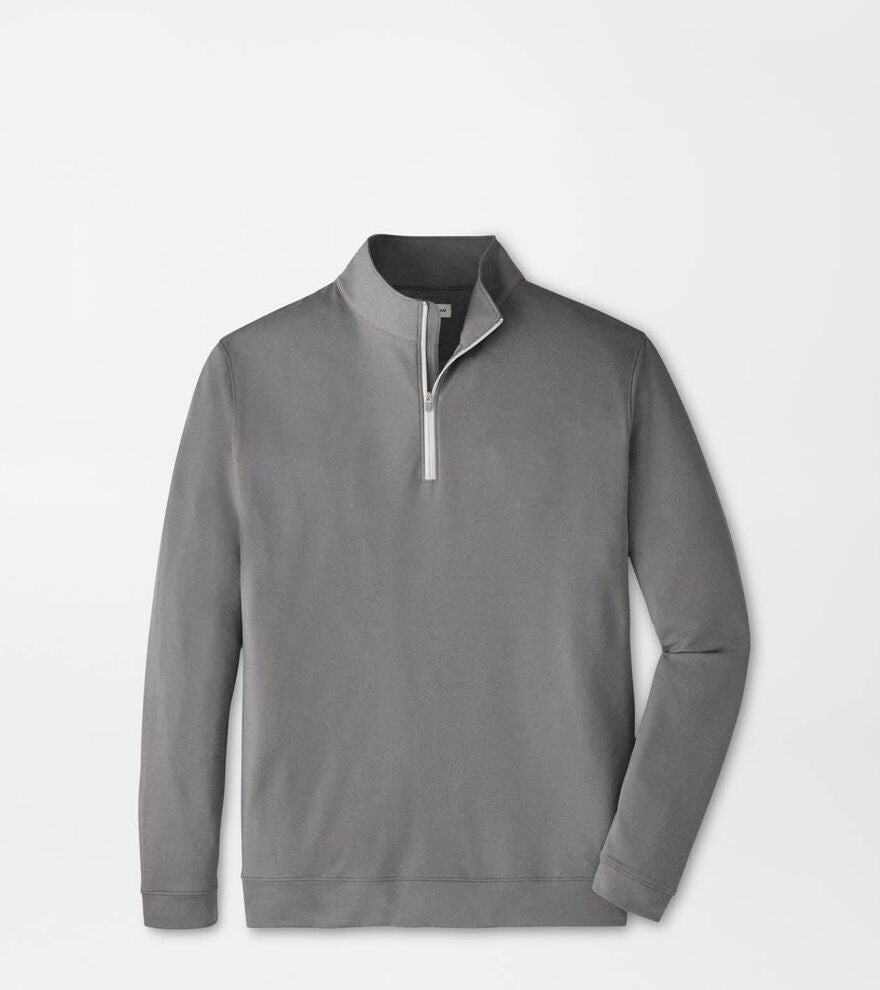 Perth Melange Performance Quarter-Zip - Smoke