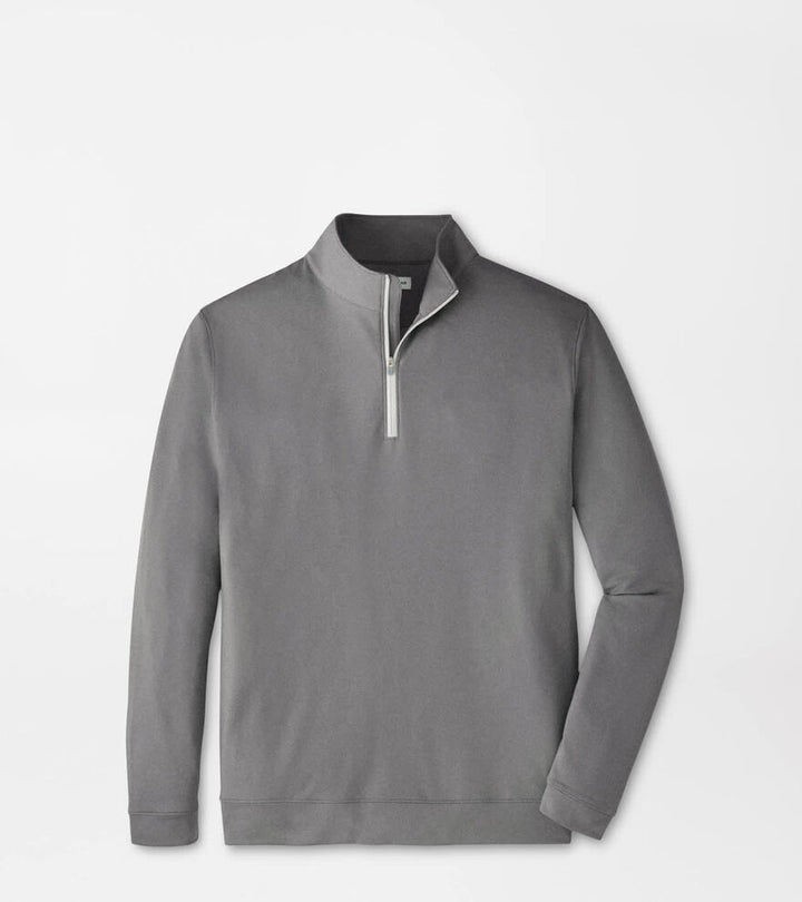 Perth Melange Performance Quarter-Zip - Smoke