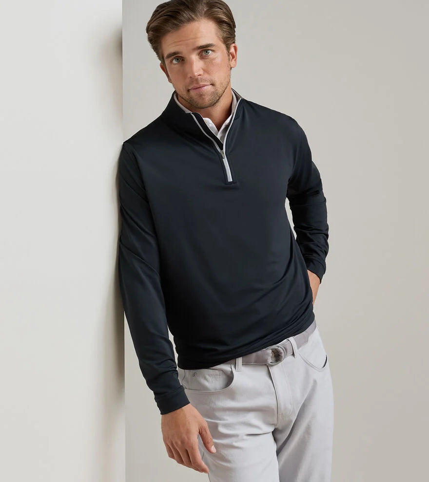 Perth Performance Quarter-Zip - Black