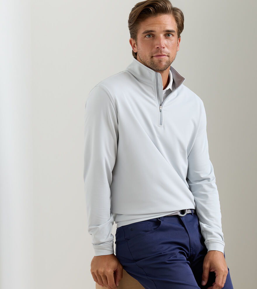Perth Performance Quarter-Zip - British Grey
