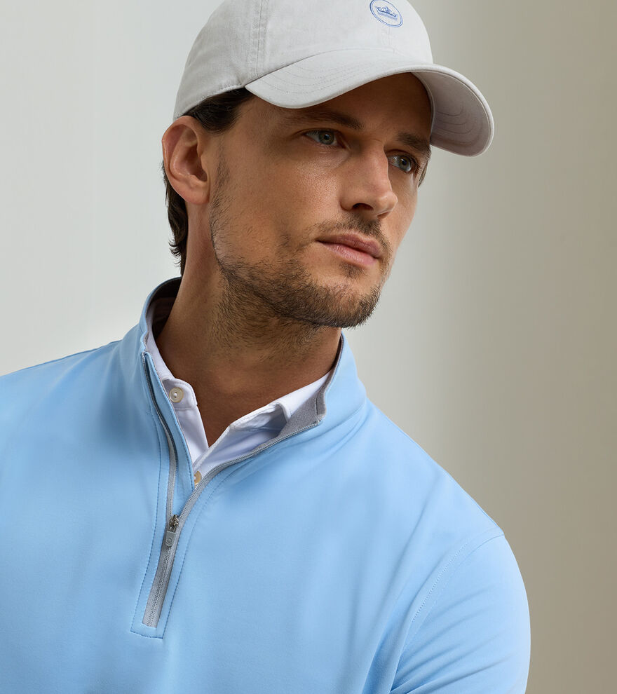 Perth Performance Quarter-Zip - Cottage Blue