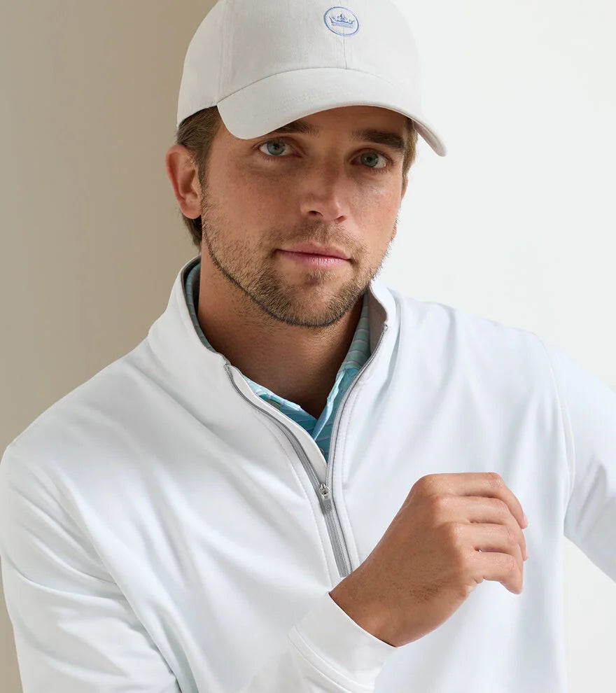 Perth Performance Quarter-Zip - White