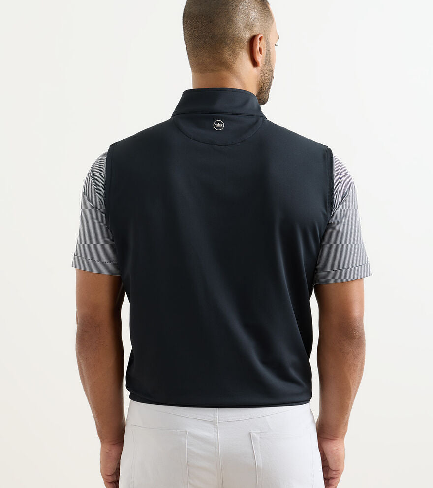 Galway Performance Quarter-Zip Vest - Black