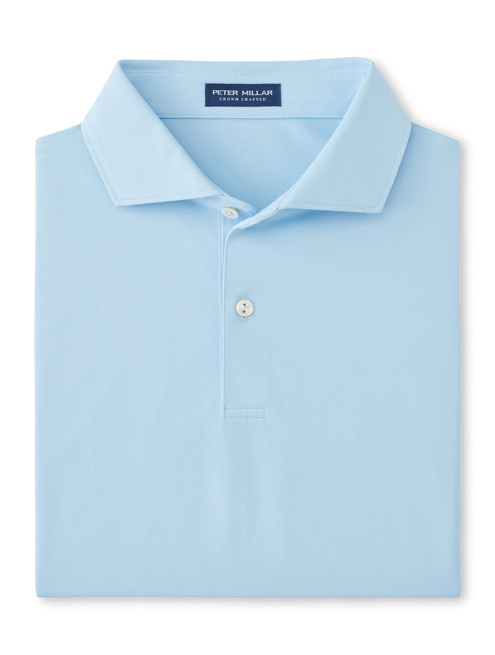 Soul Performance Mesh Polo - Blue Frost