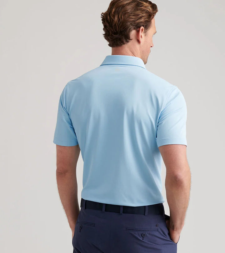 Soul Performance Mesh Polo - Blue Frost