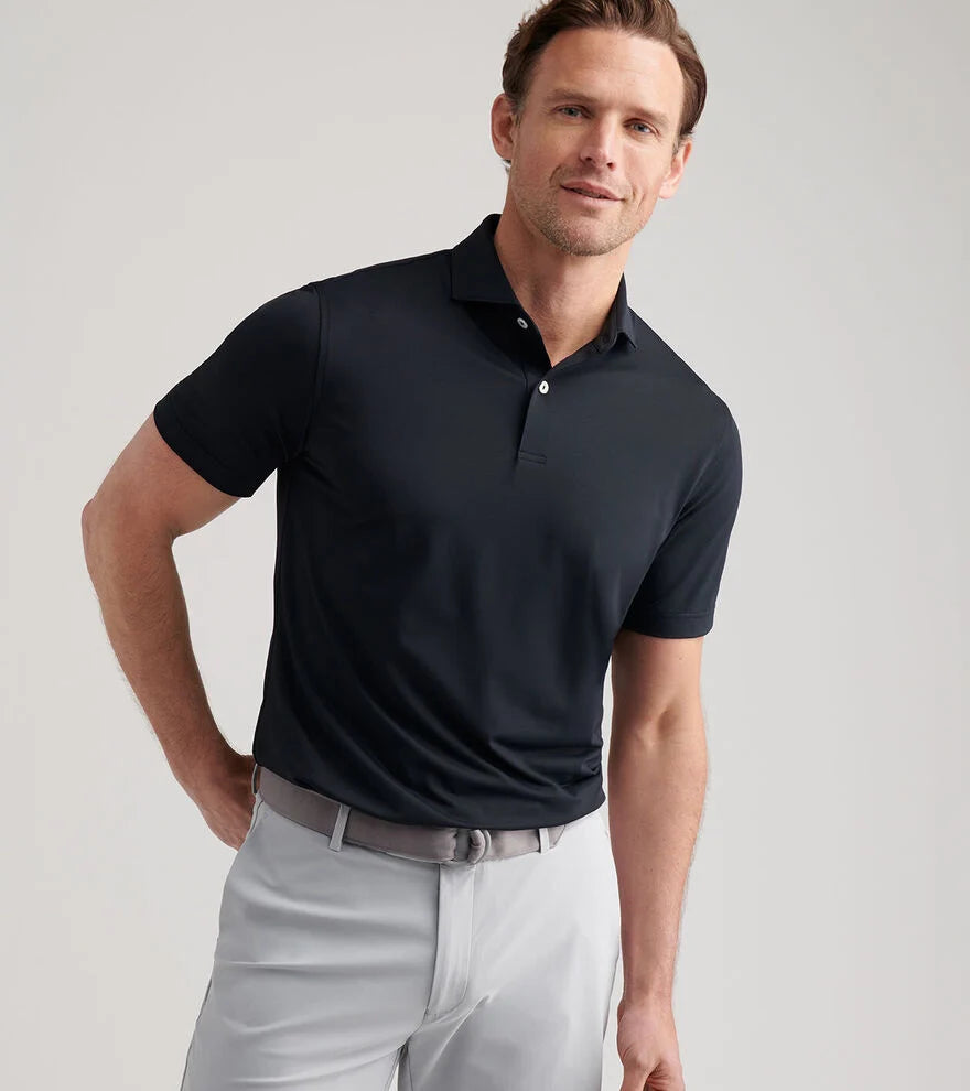 Soul Performance Mesh Polo - Black