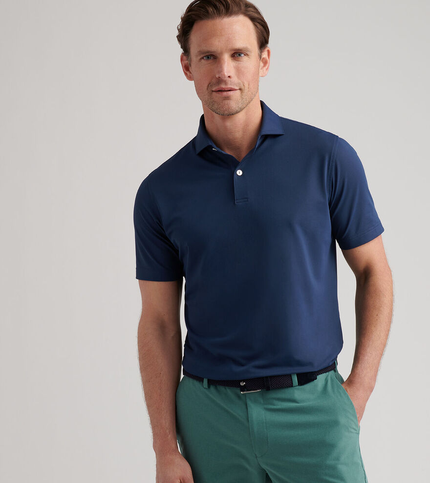 Soul Performance Mesh Polo - Navy