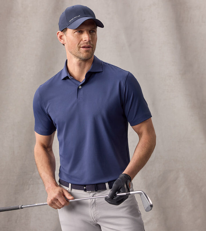 Soul Performance Mesh Polo - Navy
