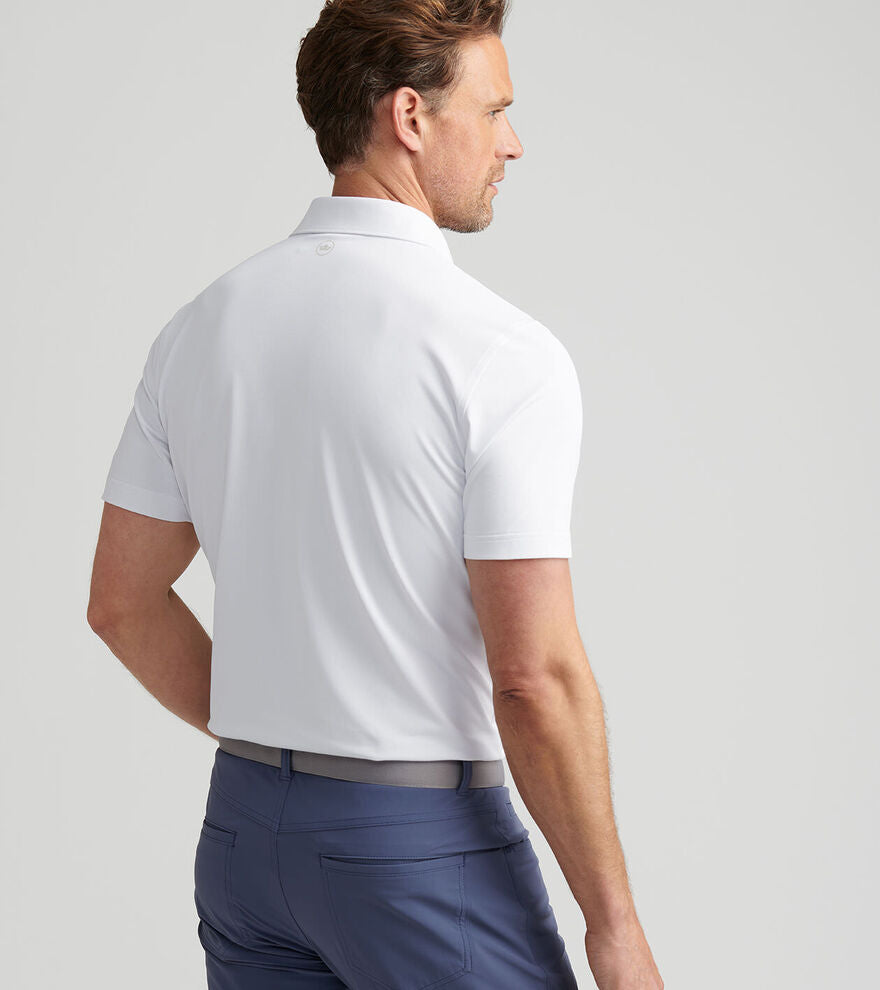 Soul Performance Mesh Polo - White