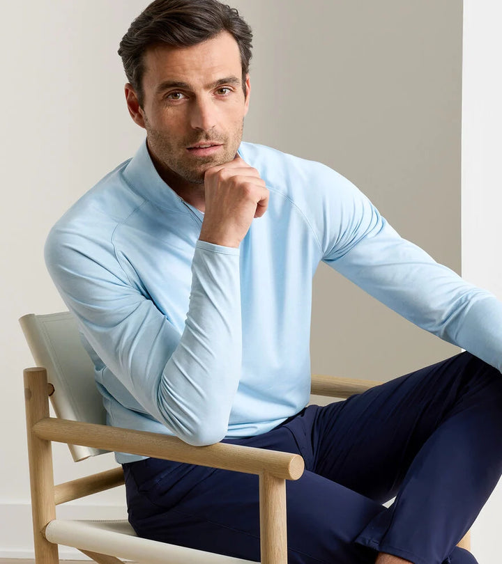 Stealth Performance Quarter-Zip - Blue Frost