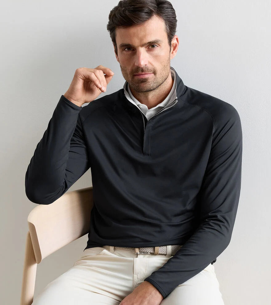 Stealth Performance Quarter-Zip - Black