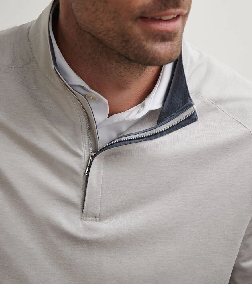 Stealth Performance Quarter-Zip - British Grey