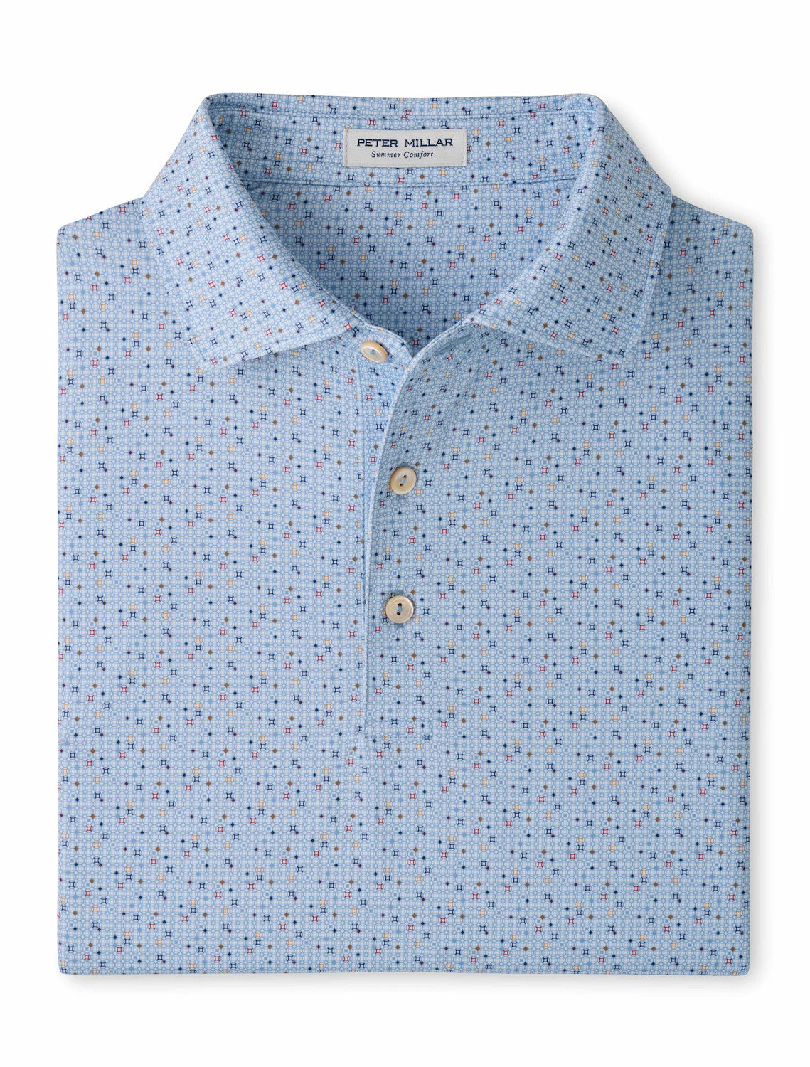 Rivington Performance Jersey Polo - Sean Self Collar - Lakeside