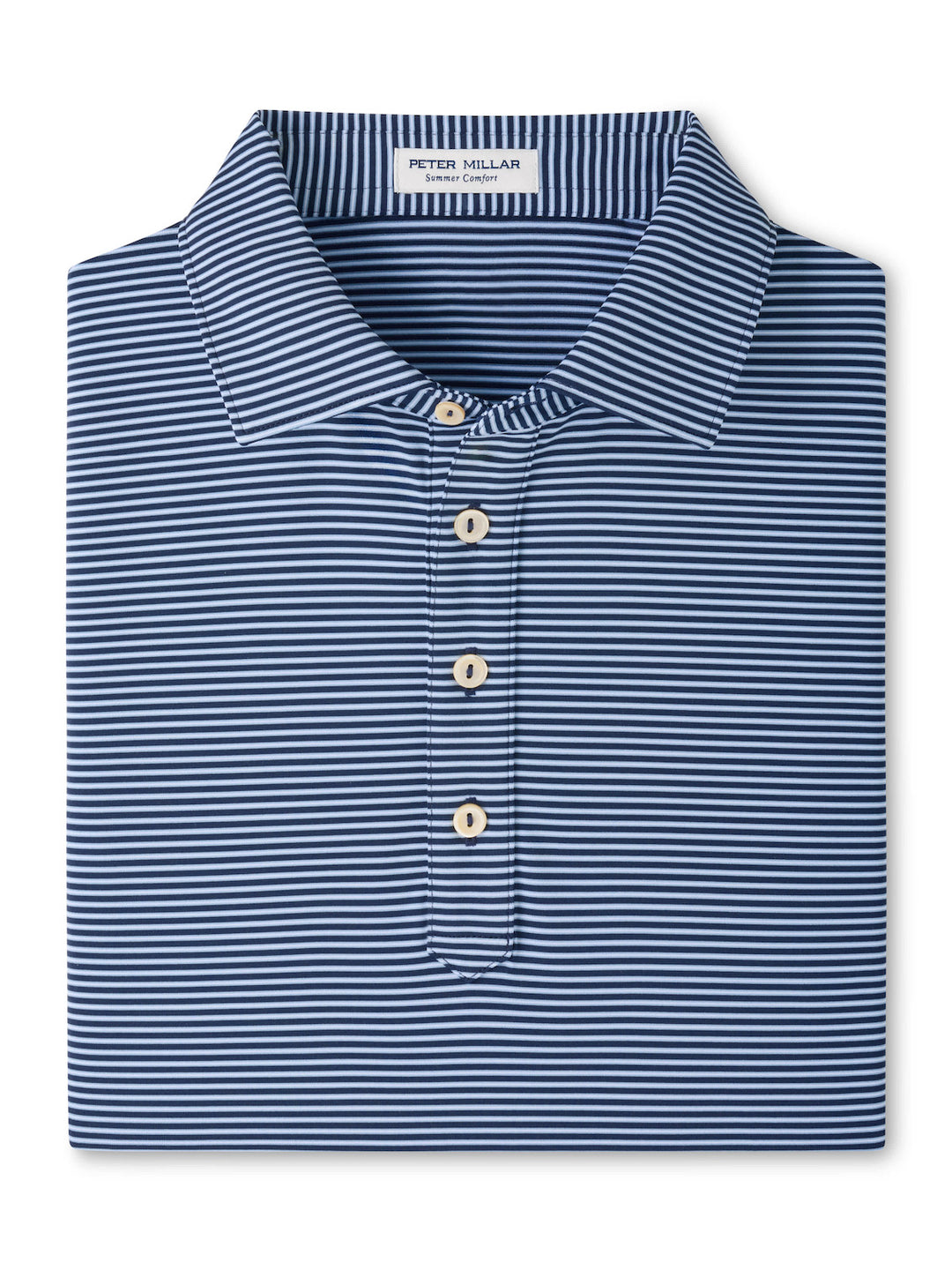 Wynn Performance Jersey Polo - Hogan Hard Collar - Navy