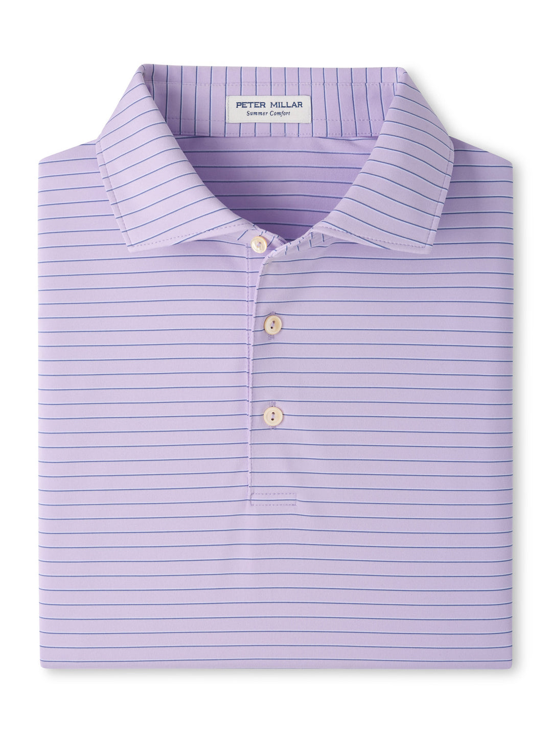 Oaks Performance Jersey Polo - Sean Self Collar - Garden Violet