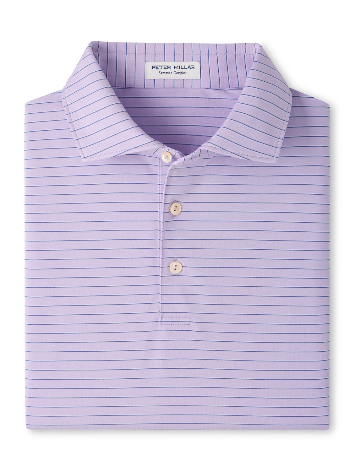 Oaks Performance Jersey Polo - Sean Self Collar - Garden Violet