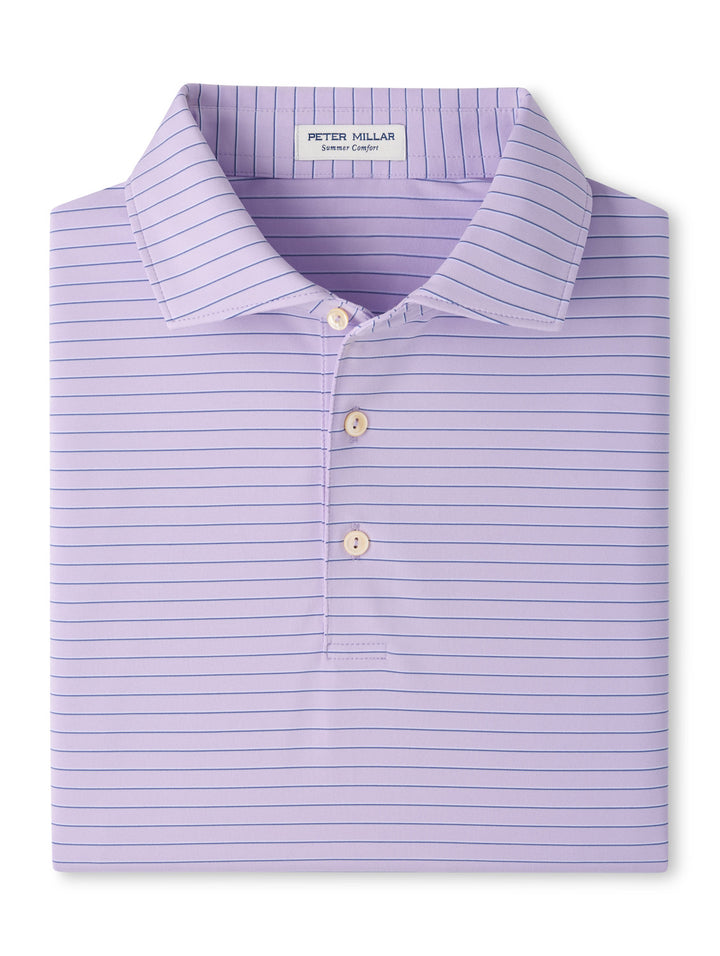 Oaks Performance Jersey Polo - Sean Self Collar - Garden Violet