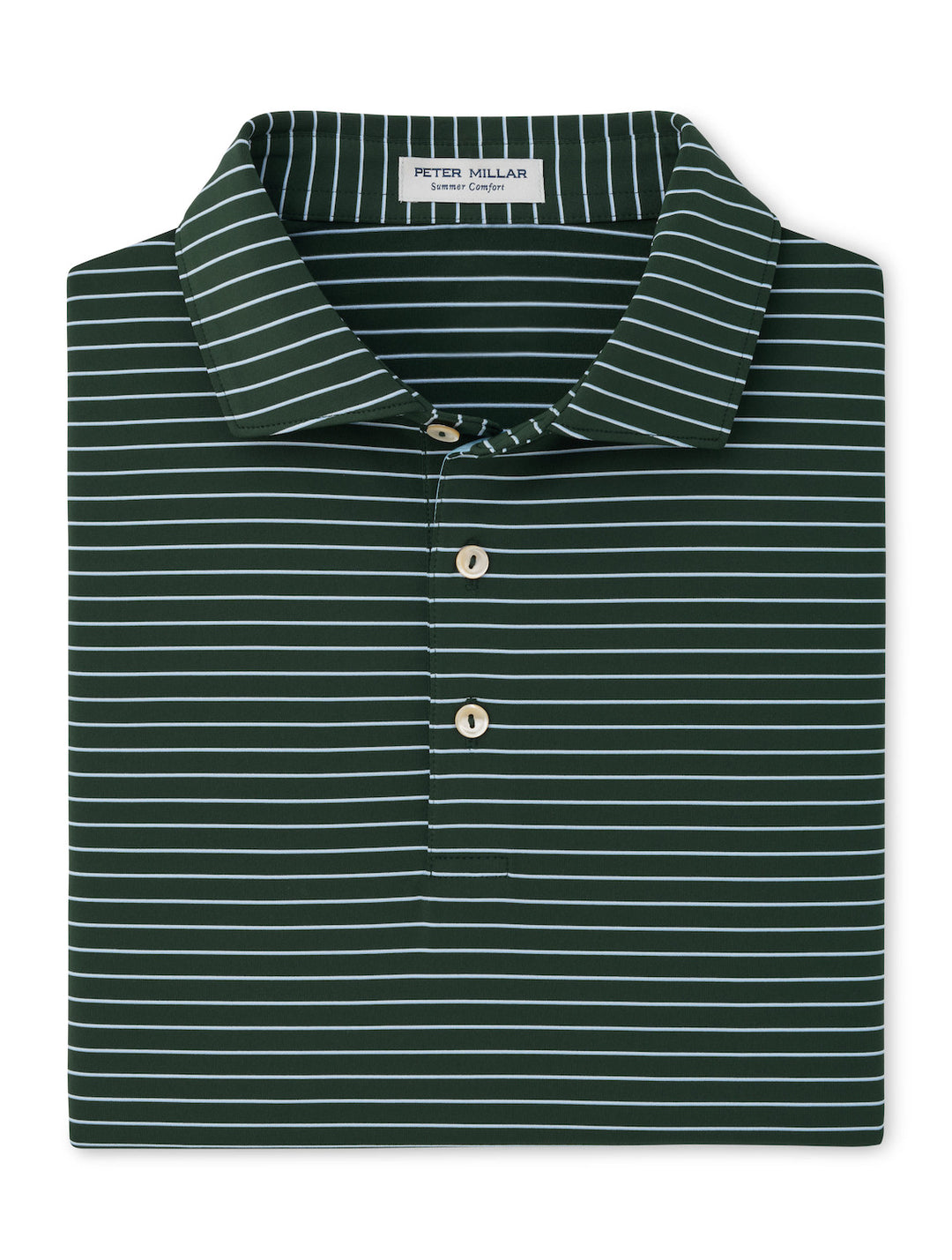 Oaks Performance Jersey Polo - Sean Self Collar - Pine Brook