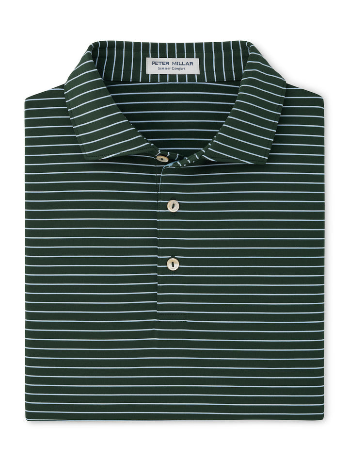 Oaks Performance Jersey Polo - Sean Self Collar - Pine Brook