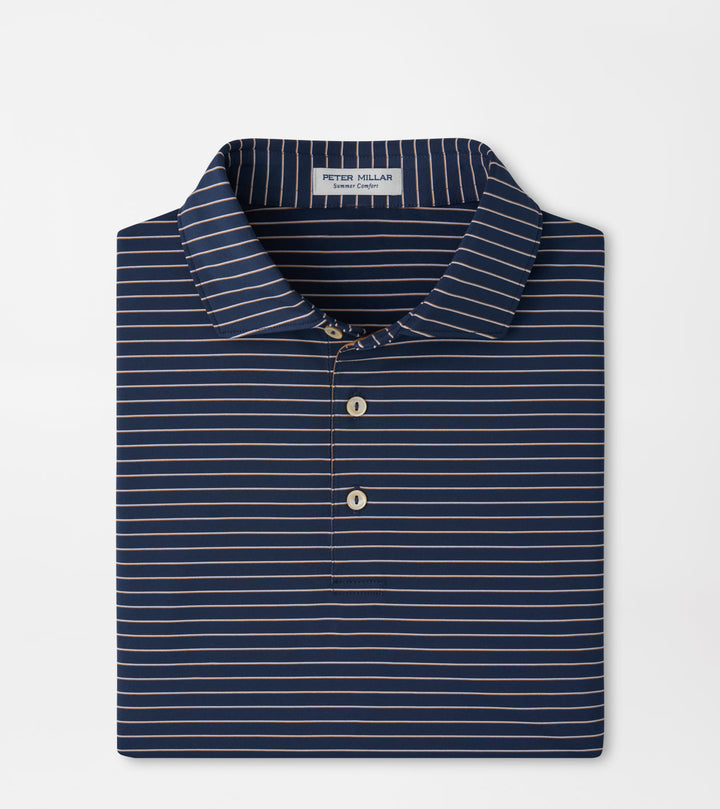 Oaks Performance Jersey Polo - Sean Self Collar - Navy