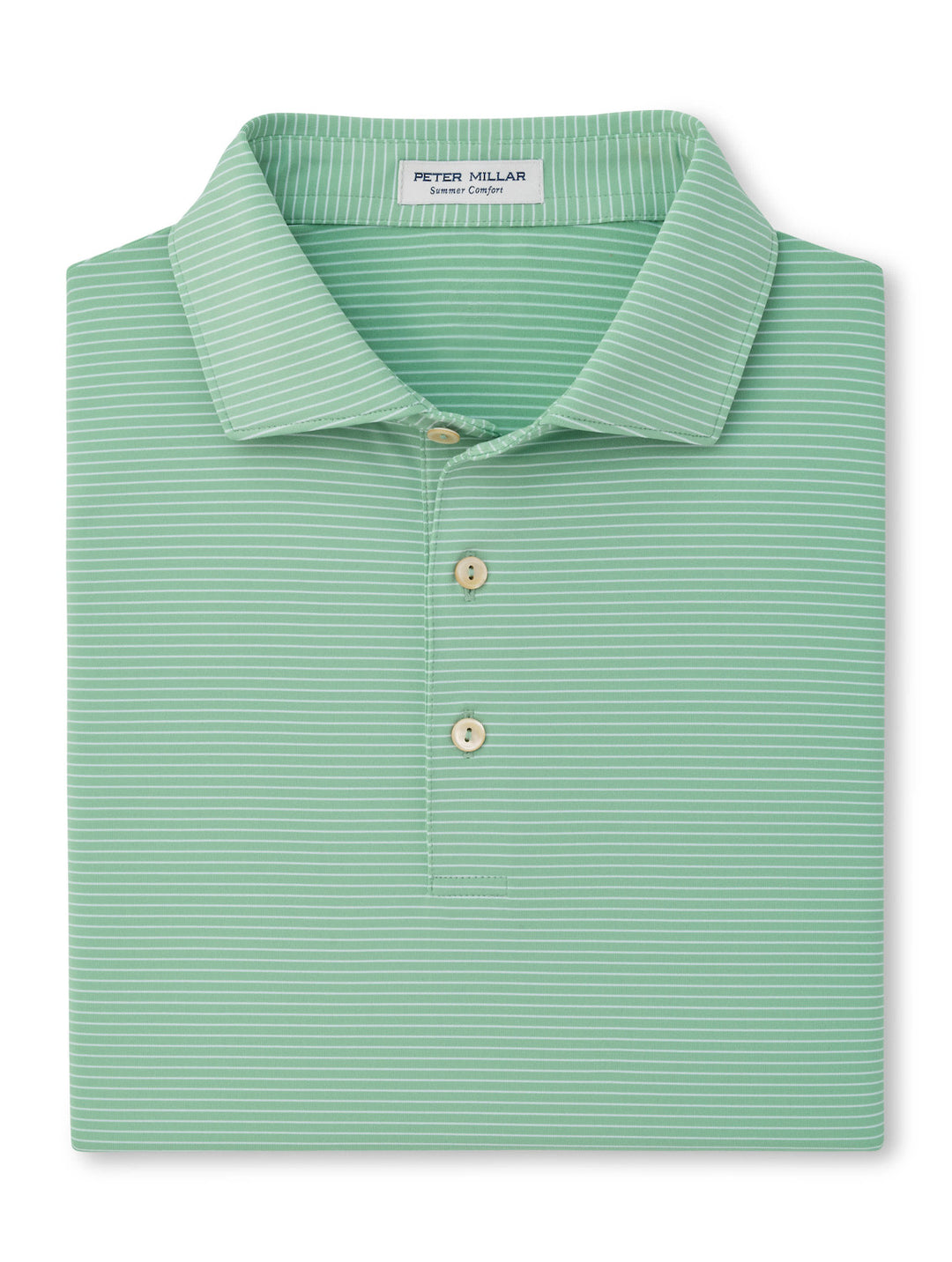 Wade Performance Jersey Polo - Sean Self Collar - Fresh Mint