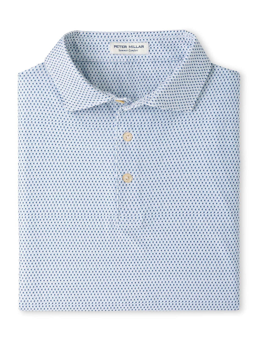Hummingbird Performance Jersey Polo - Sean Self Collar - White