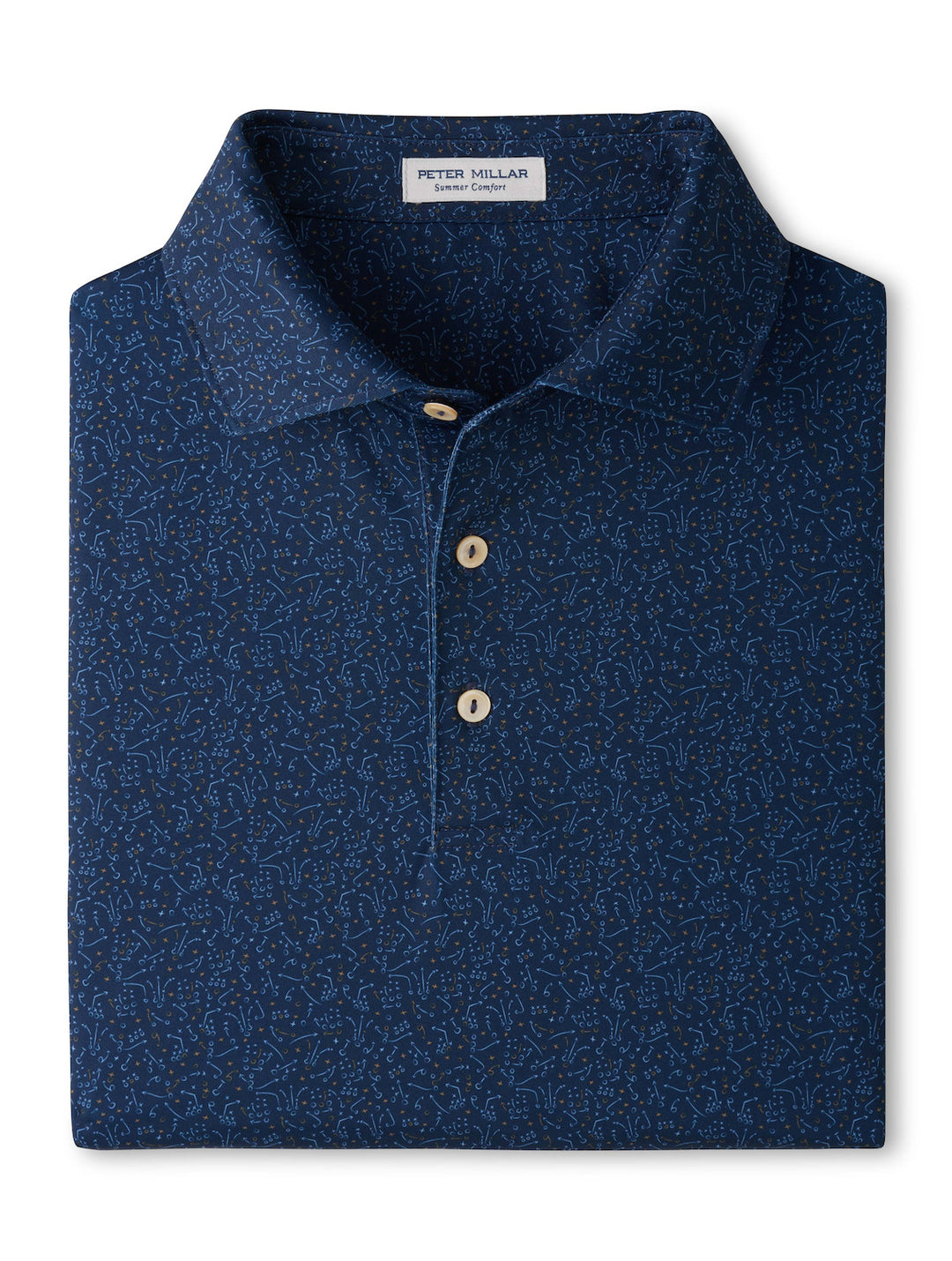 Winning Play Performance Jersey Polo - Sean Self Collar - Navy