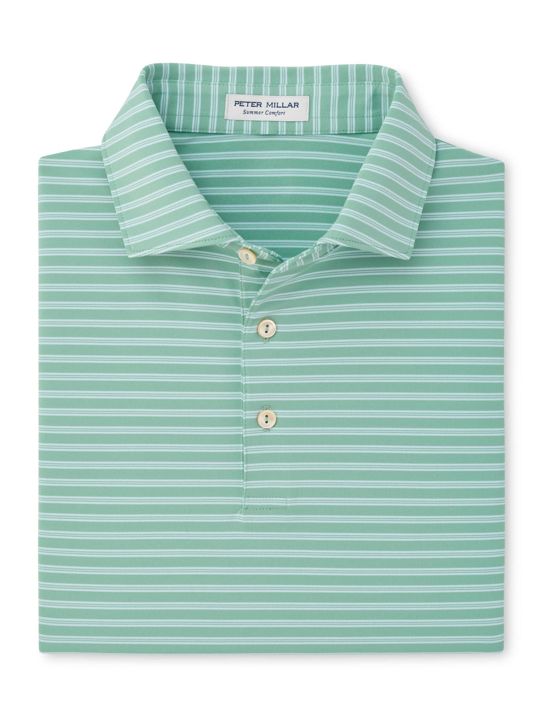 Rawlins Performance Jersey Polo - Sean Self Collar - Fresh Mint