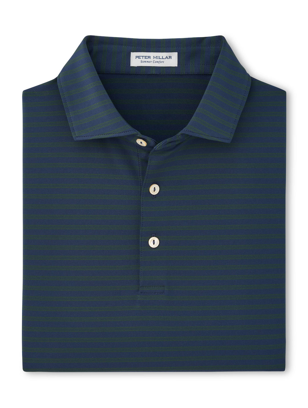 Rawlins Performance Jersey Polo - Sean Self Collar - Navy