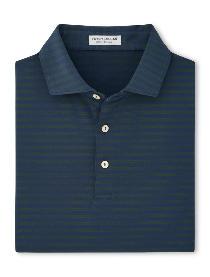 Rawlins Performance Jersey Polo - Sean Self Collar - Navy