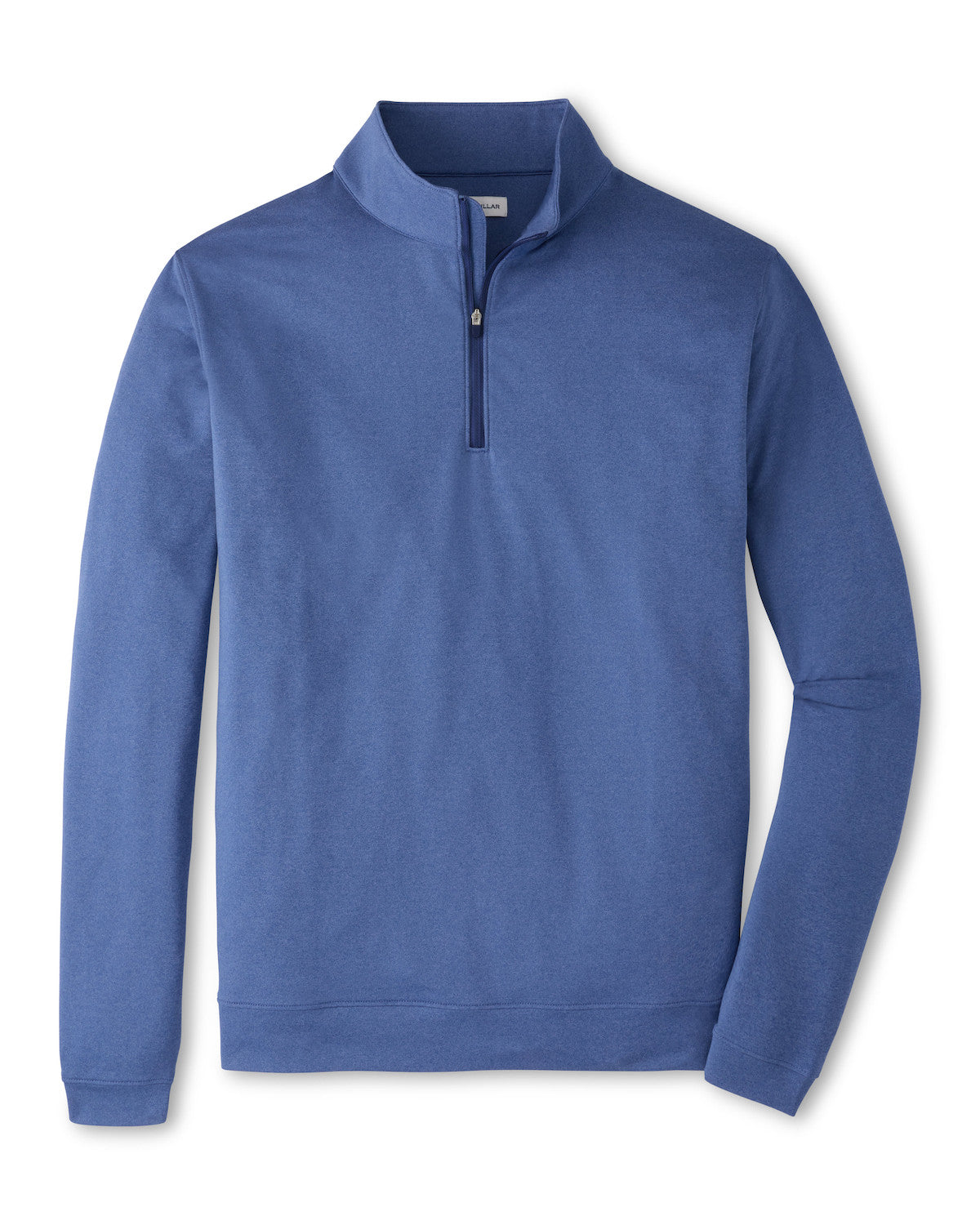 Perth Melange Performance Quarter-Zip - Bali Blue