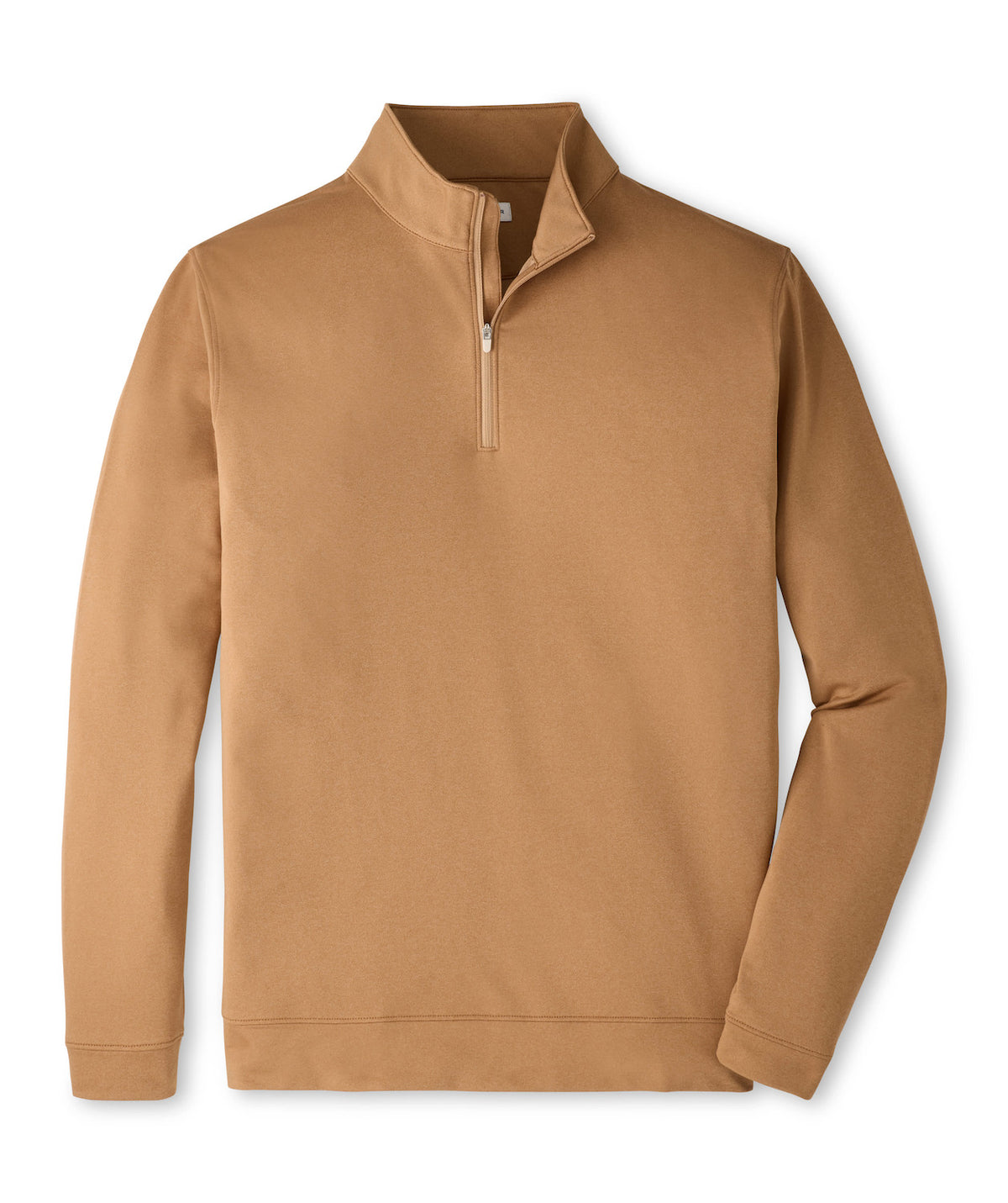 Perth Melange Performance Quarter-Zip - Dark Amber