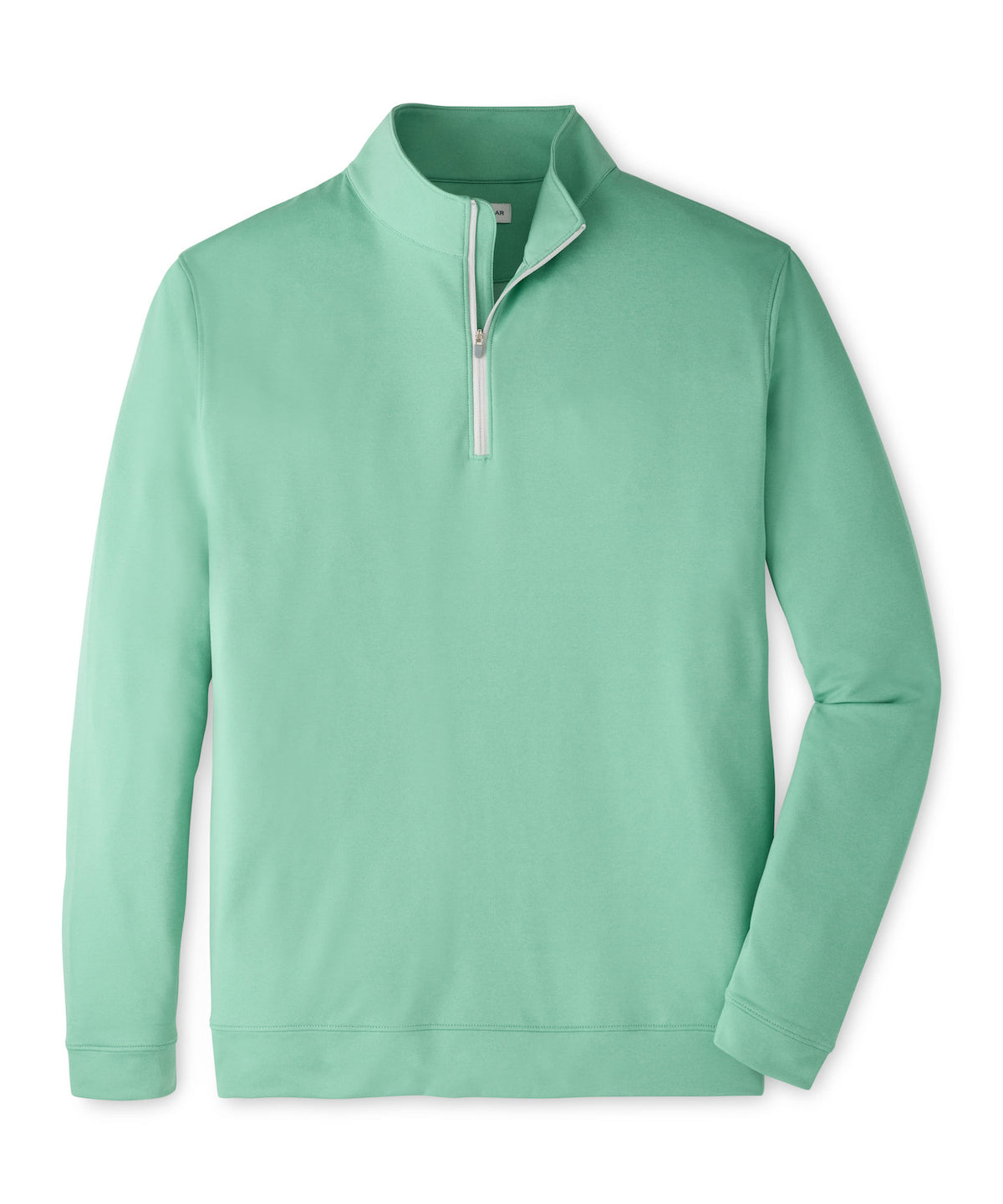 Perth Melange Performance Quarter-Zip - Fresh Mint