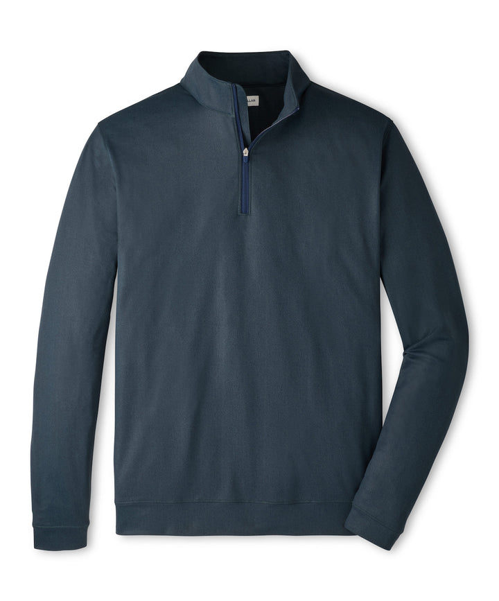 Perth Herringbone Performance Quarter-Zip - Pine Brook