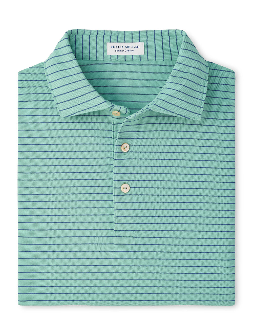 Winston Performance Mesh Polo - Sean Self Collar - Fresh Mint
