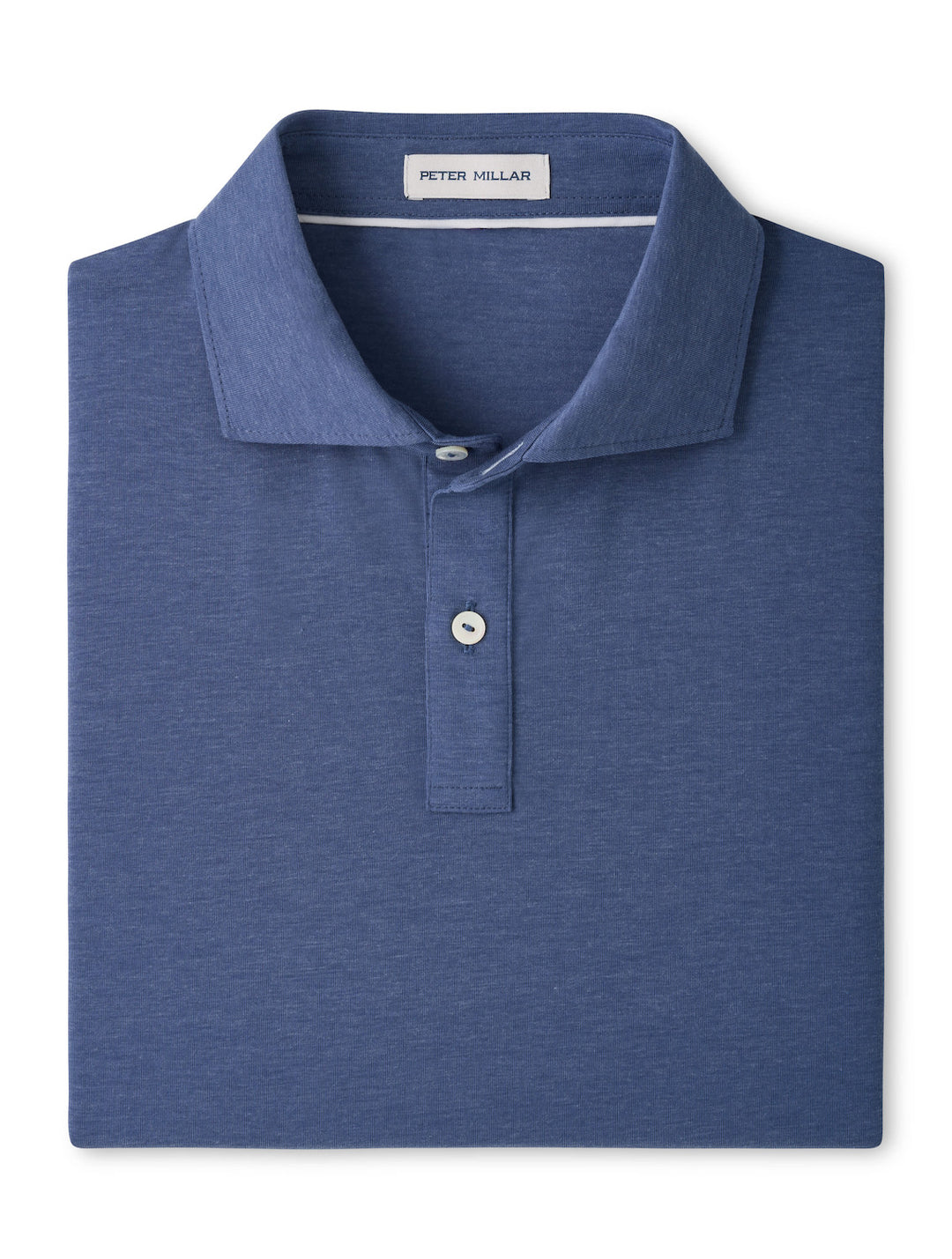 E.T.C. Performance Jersey Polo - Edwin Spread Collar - Bali Blue