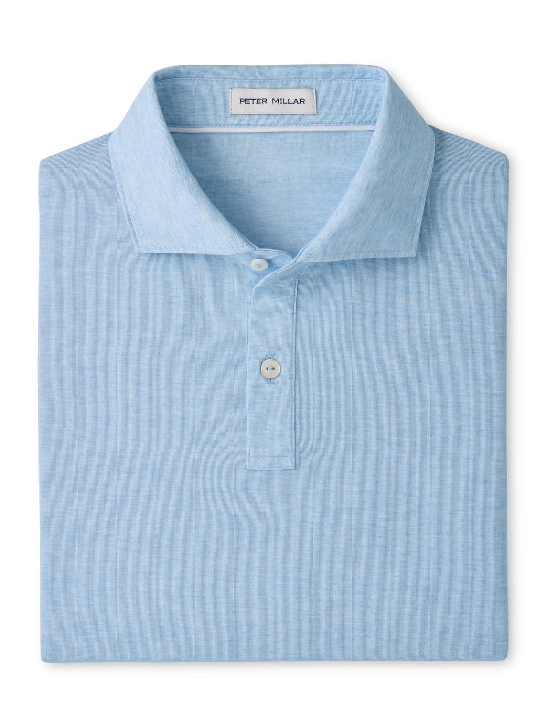 E.T.C. Performance Jersey Polo - Edwin Spread Collar - Cottage Blue
