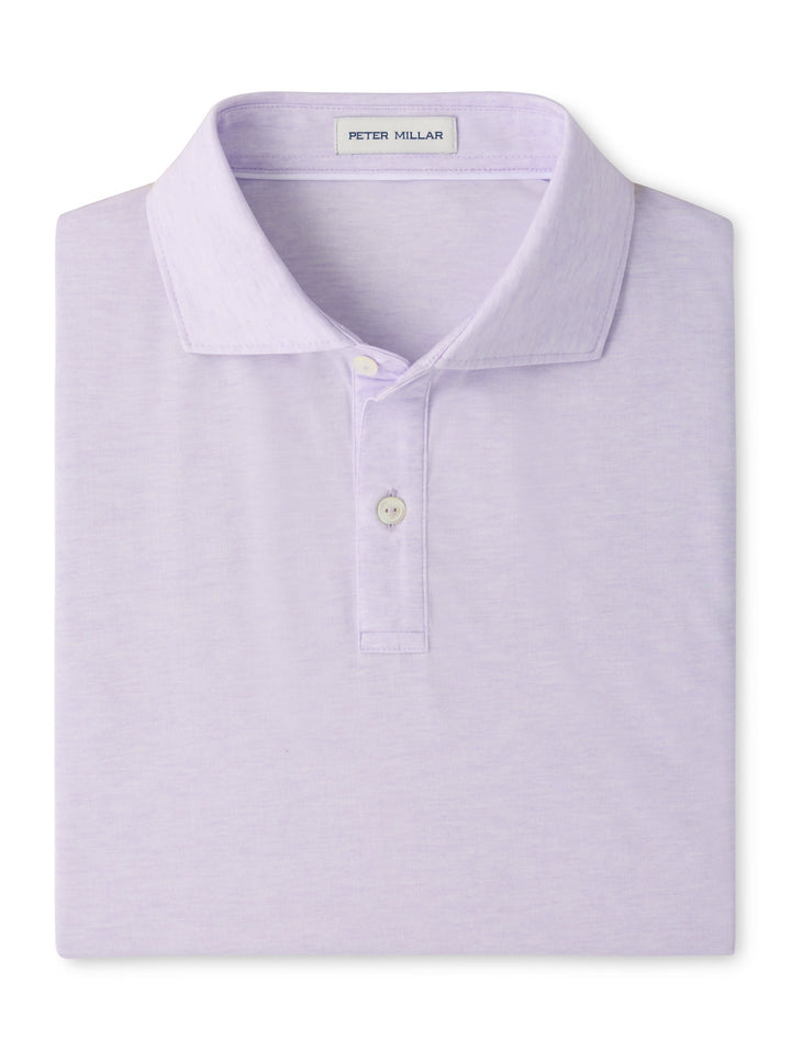 E.T.C. Performance Jersey Polo - Edwin Spread Collar - Garden Violet