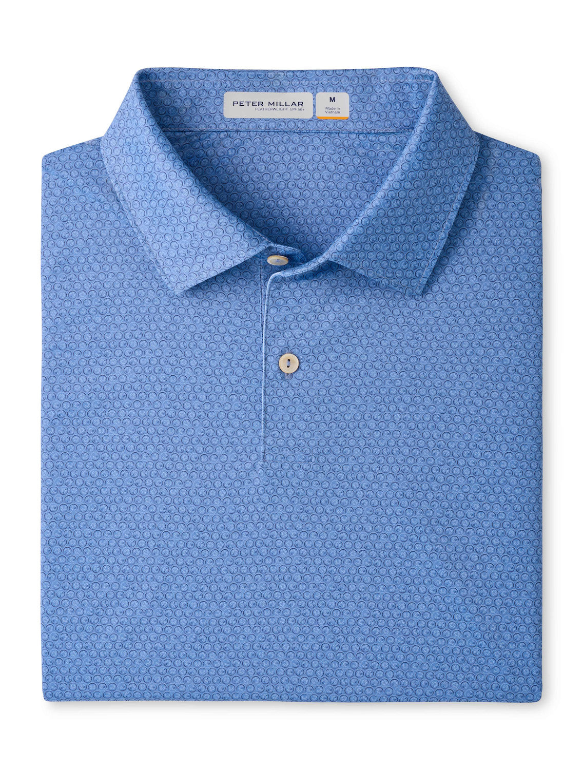 Featherweight Sands Performance Polo - Sean Self Collar - Hyper Blue