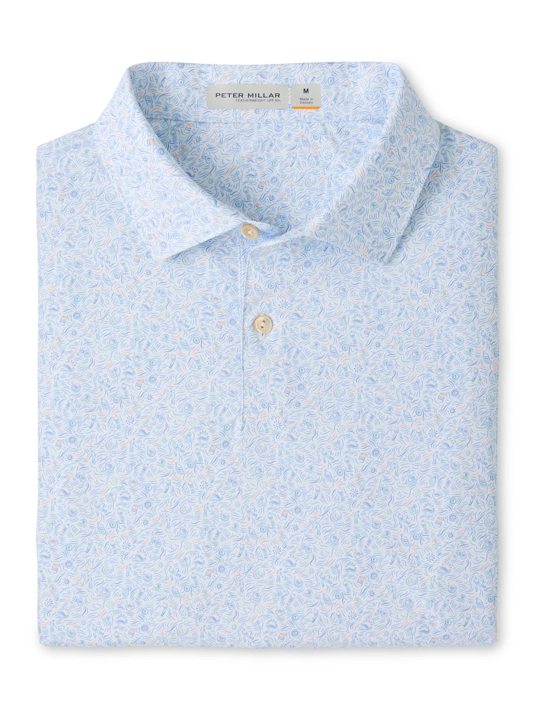 Featherweight Water Hazard Performance Polo - Sean Self Collar - White