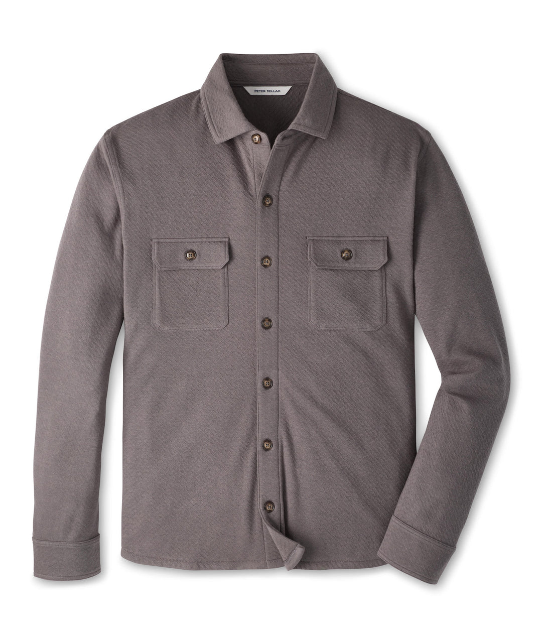 Ridgeline Knit Shirt Jacket - Charcoal