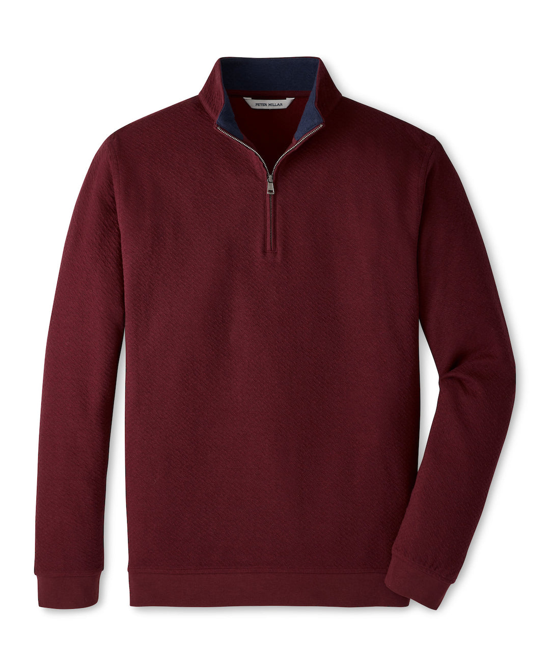 Ridgeline Knit Quarter Zip - Bordeaux