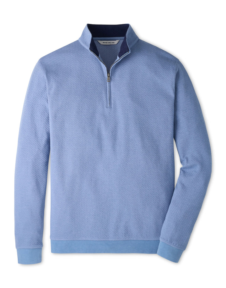 Ridgeline Knit Quarter Zip - Summer Rain
