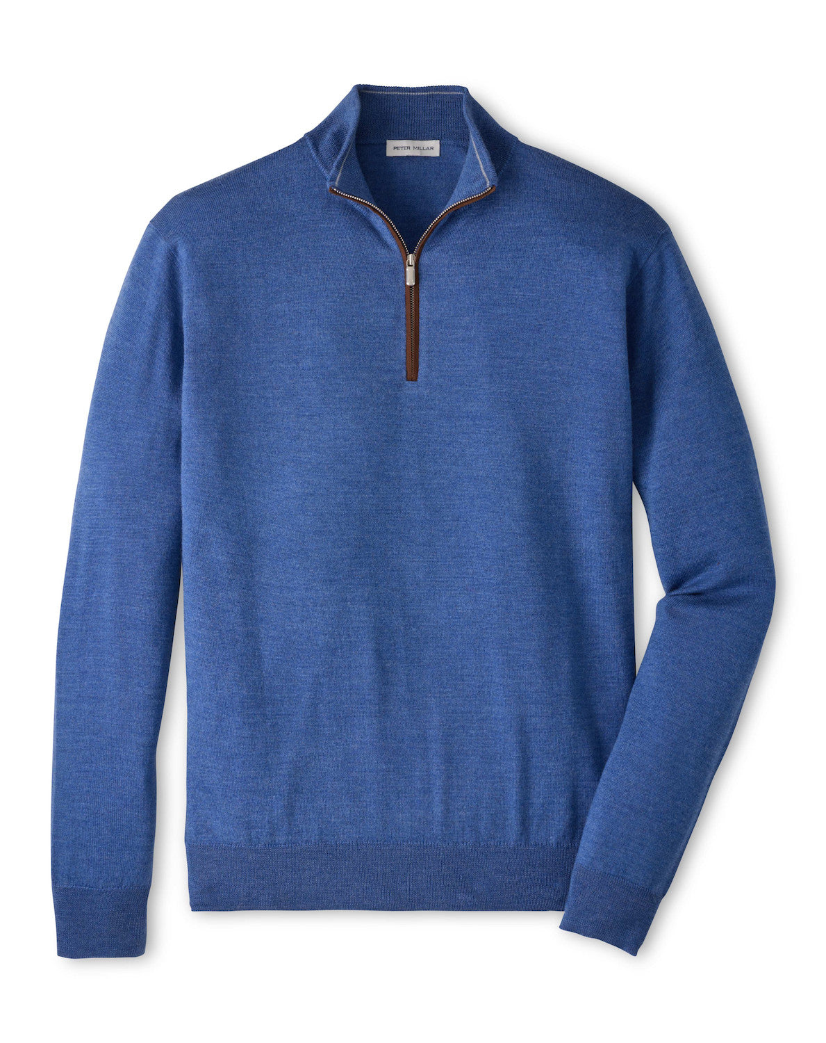 Autumn Crest Suede Trim Quarter-Zip - Crown Blue