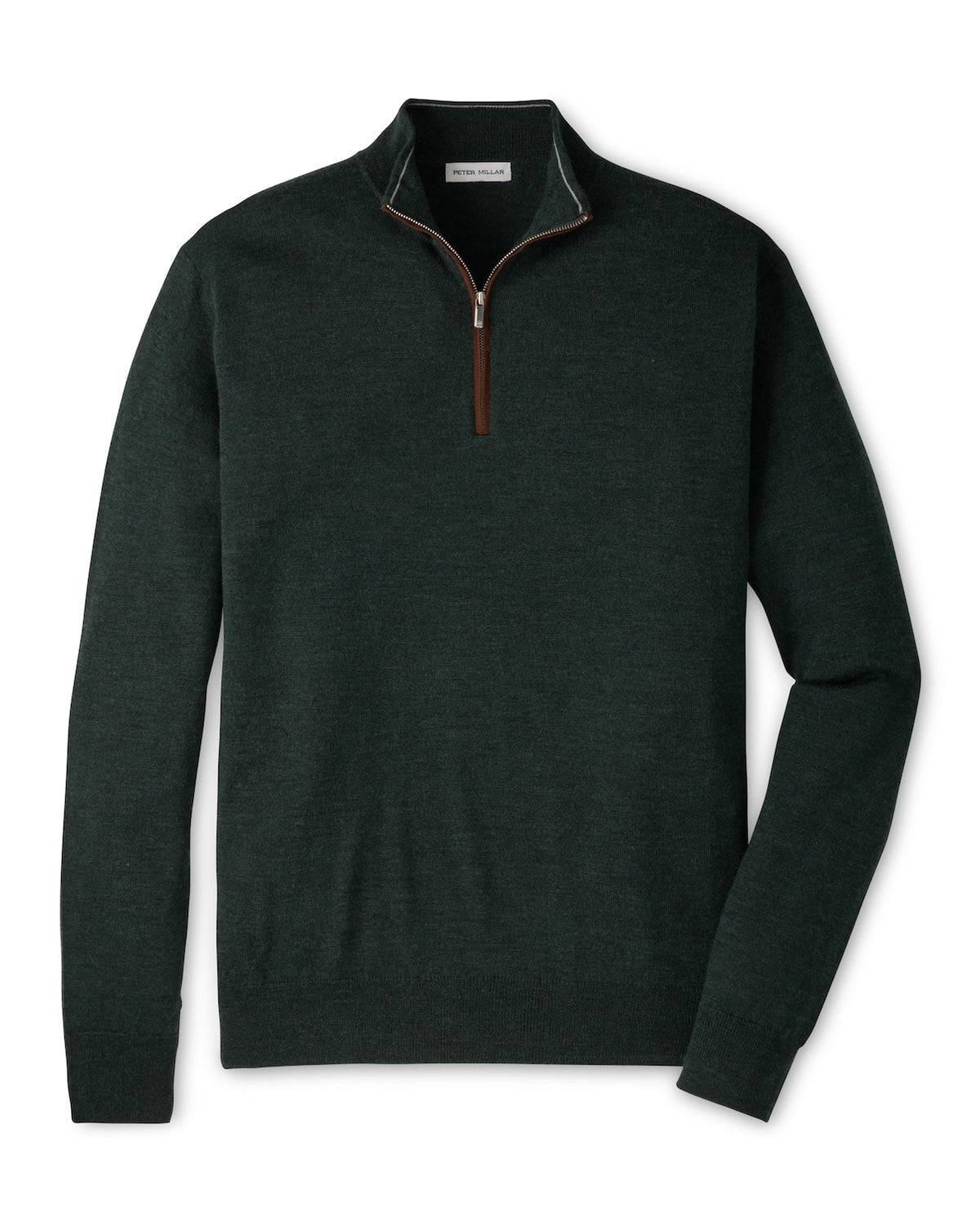 Autumn Crest Suede Trim Quarter-Zip - Pine Brook