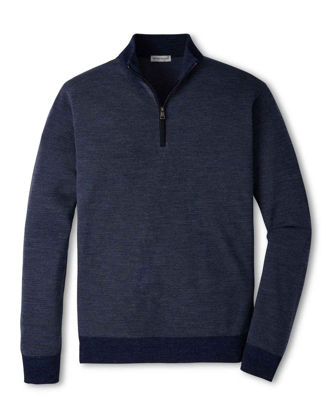 Blair Birdseye Quarter-Zip Sweater - Navy