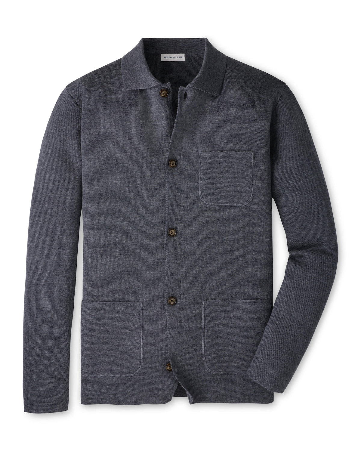 Autumn Crest Sweater Chore Coat - Charcoal